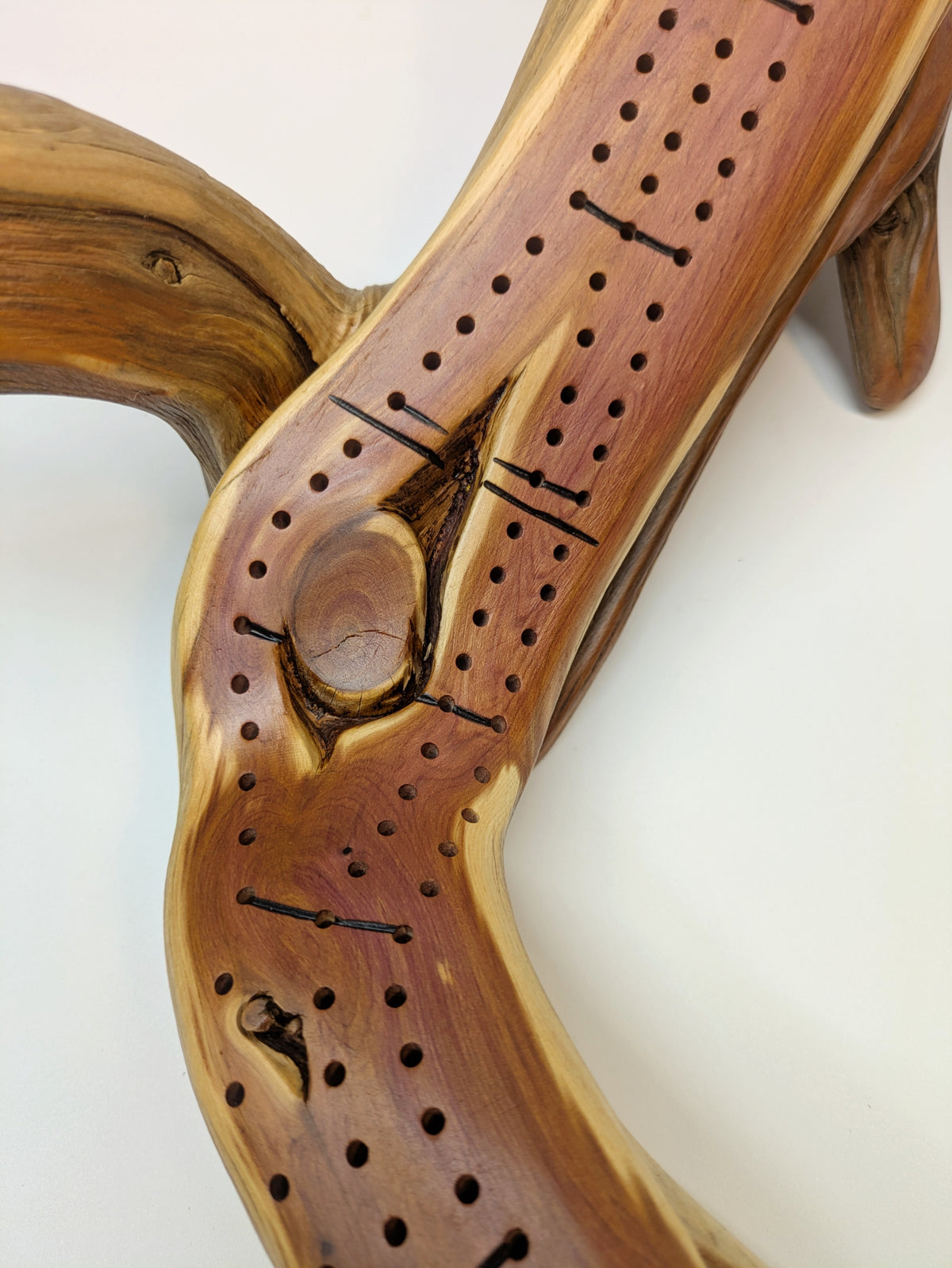 Handcrafted Rocky Mountain Juniper Cribbage Board  (JCB-01)