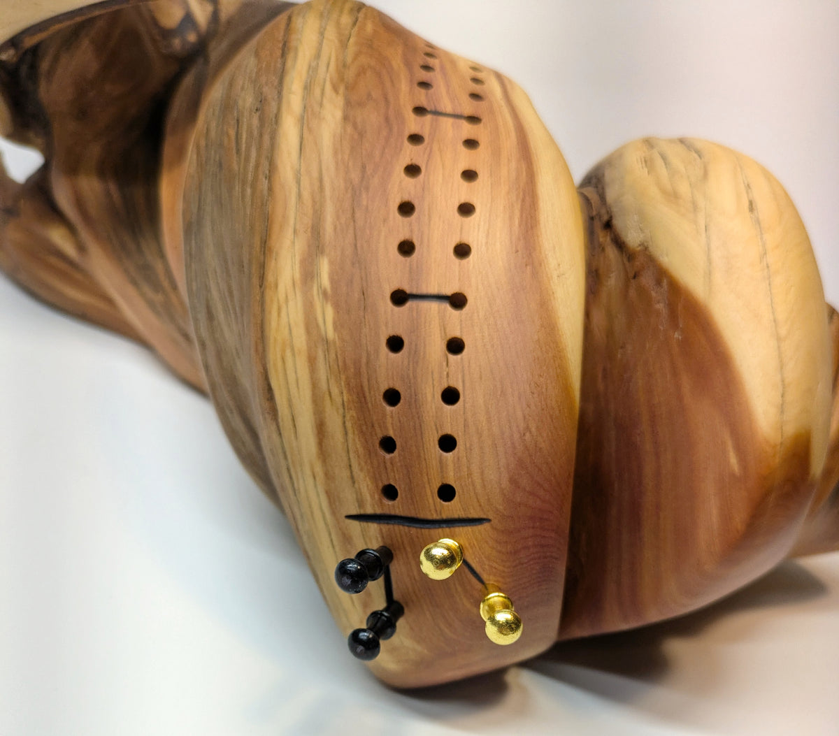 Handcrafted Rocky Mountain Juniper Cribbage Board  (JCB-02)