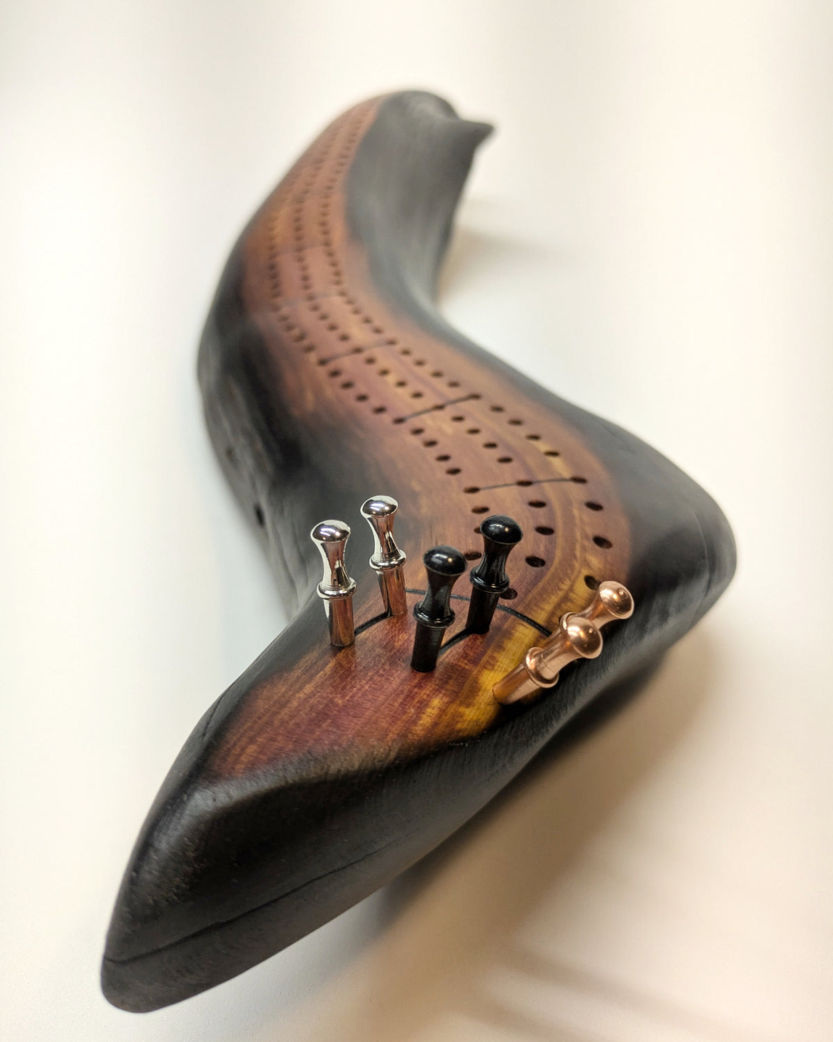 Handcrafted Rocky Mountain Juniper Cribbage Board  (JCB-03)