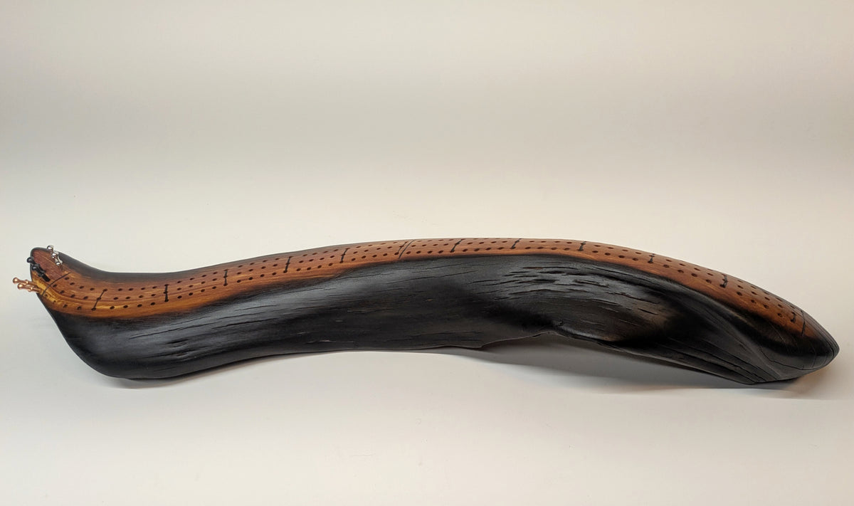 Handcrafted Rocky Mountain Juniper Cribbage Board  (JCB-03)