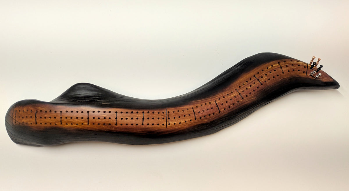 Handcrafted Rocky Mountain Juniper Cribbage Board  (JCB-03)