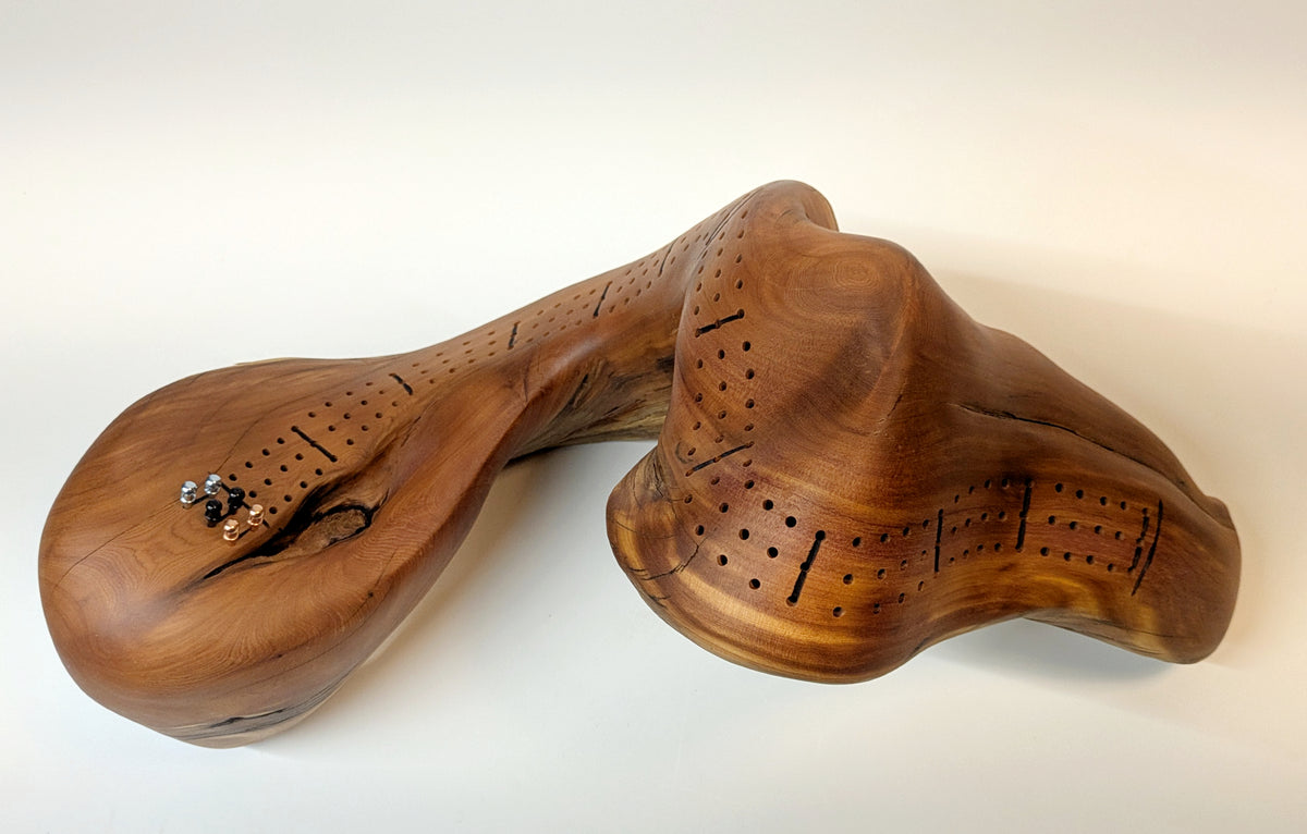 Handcrafted Rocky Mountain Juniper Cribbage Board  (JCB-04)