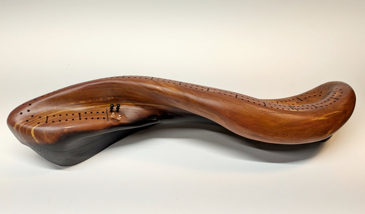 Handcrafted Rocky Mountain Juniper Cribbage Board  (JCB-06)