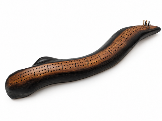 Handcrafted Rocky Mountain Juniper Cribbage Board  (JCB-03)