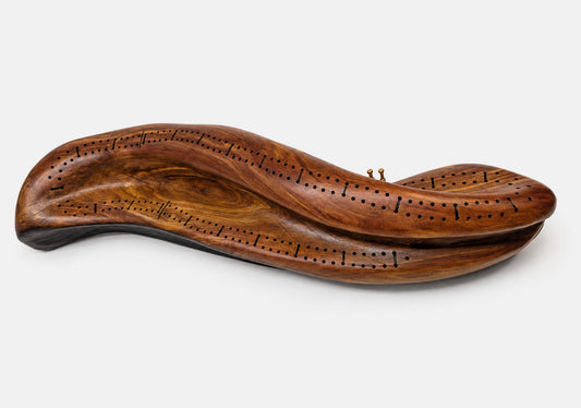Handcrafted Rocky Mountain Juniper Cribbage Board  (JCB-06)