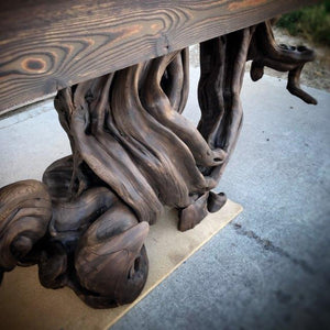 Torched Juniper Shuffleboard Base