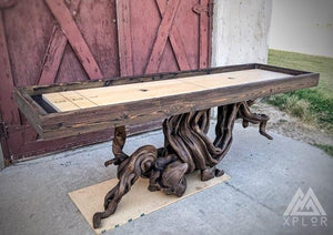 Torched Juniper Shuffleboard Base