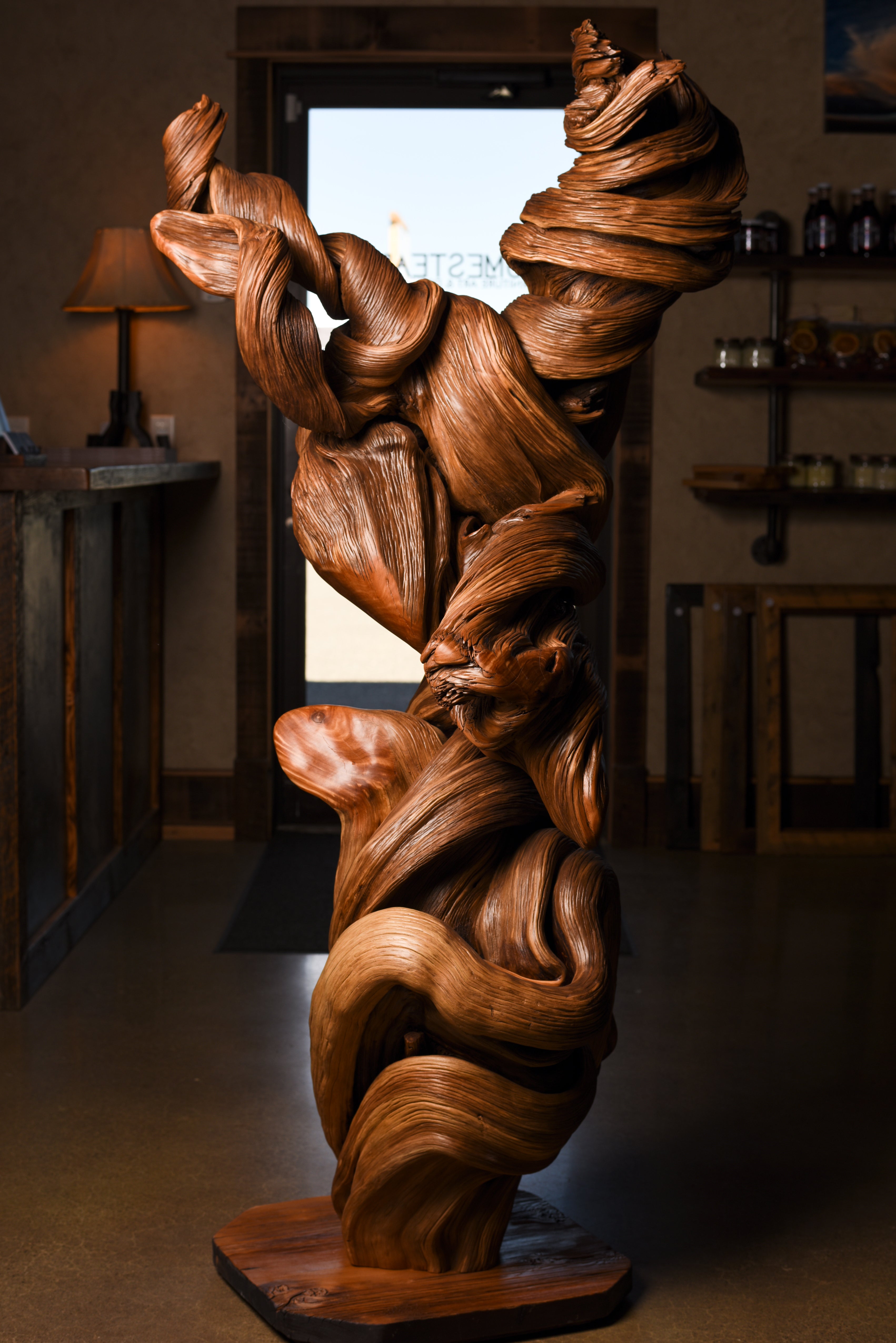 Natural Juniper Sculpture – Mountain Wildwoods